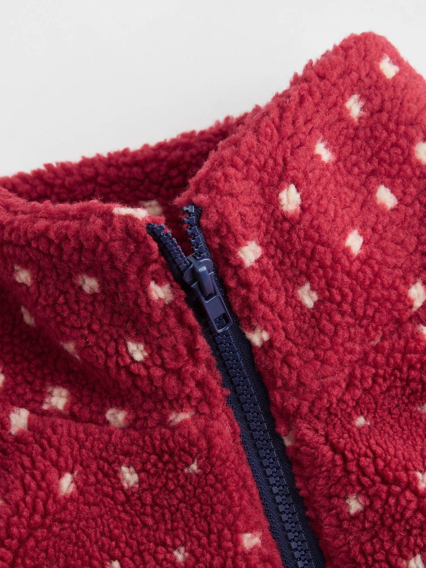 Fleece Collar Graphic Jacket