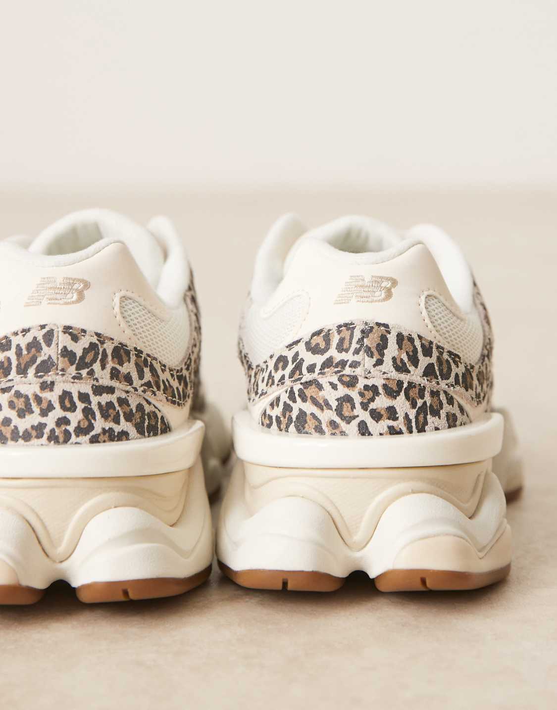 9060 Leopard Print Sneakers