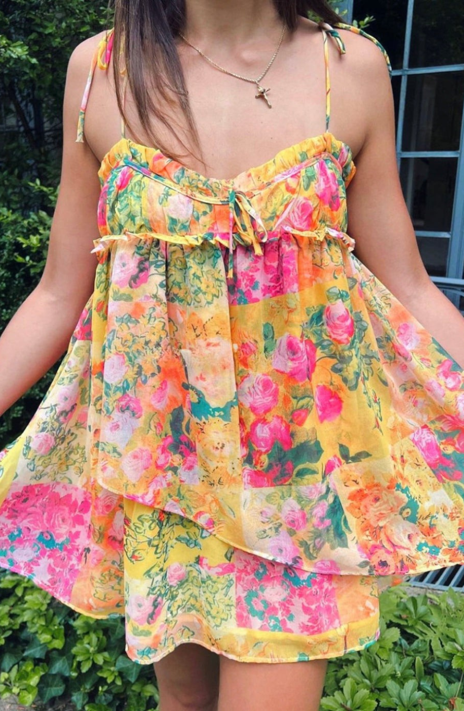 Spaghetti Strap Mini Dress
