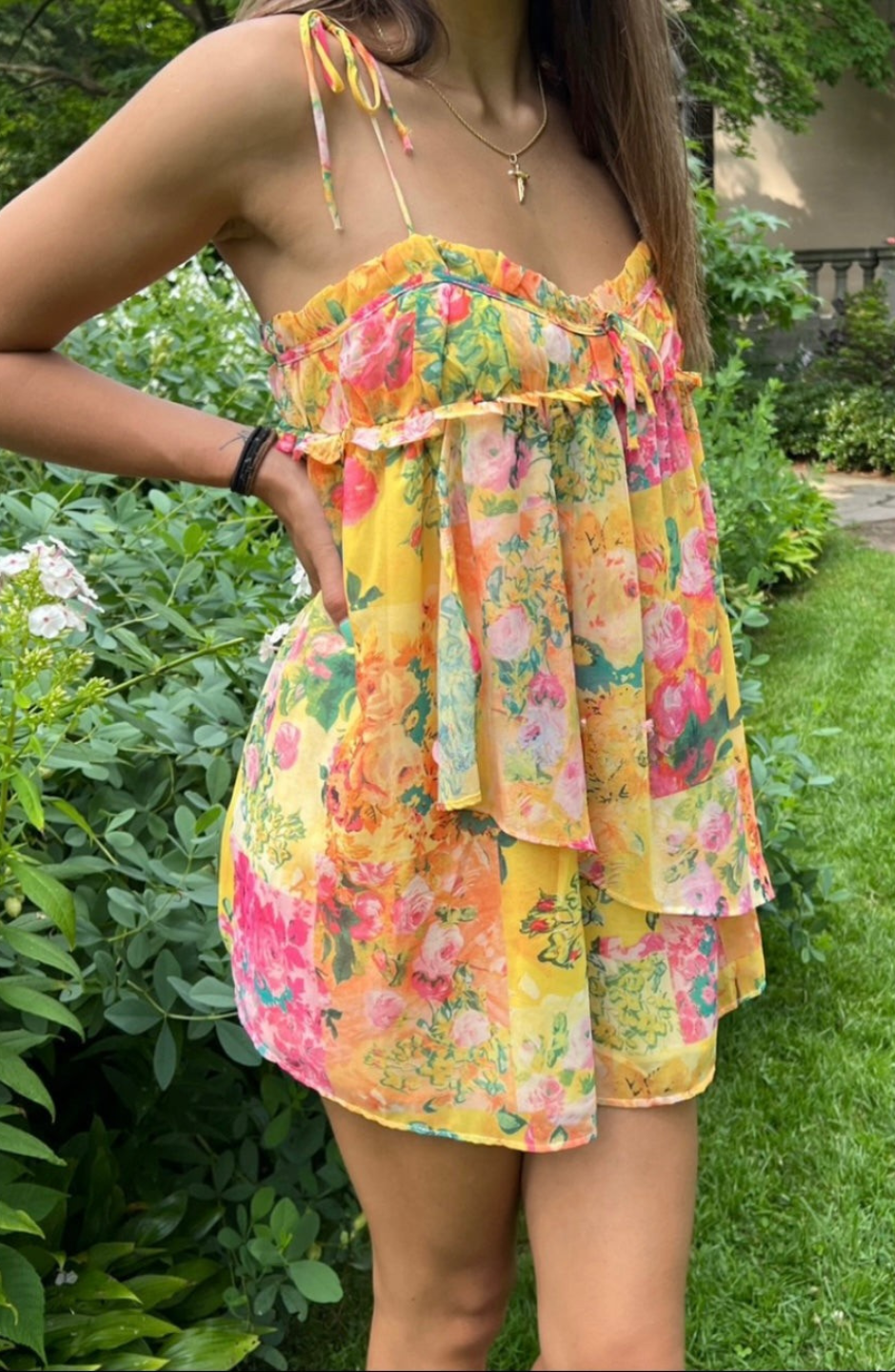 Spaghetti Strap Mini Dress