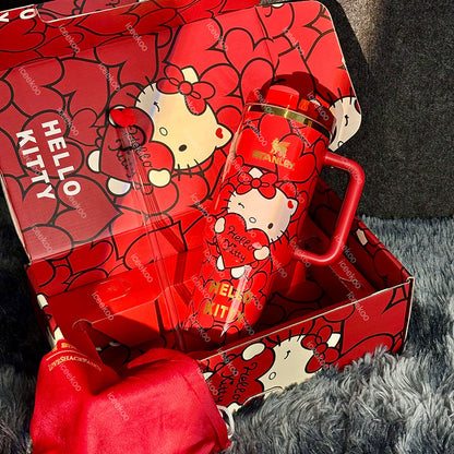 40oz Red Kitty Tumbler