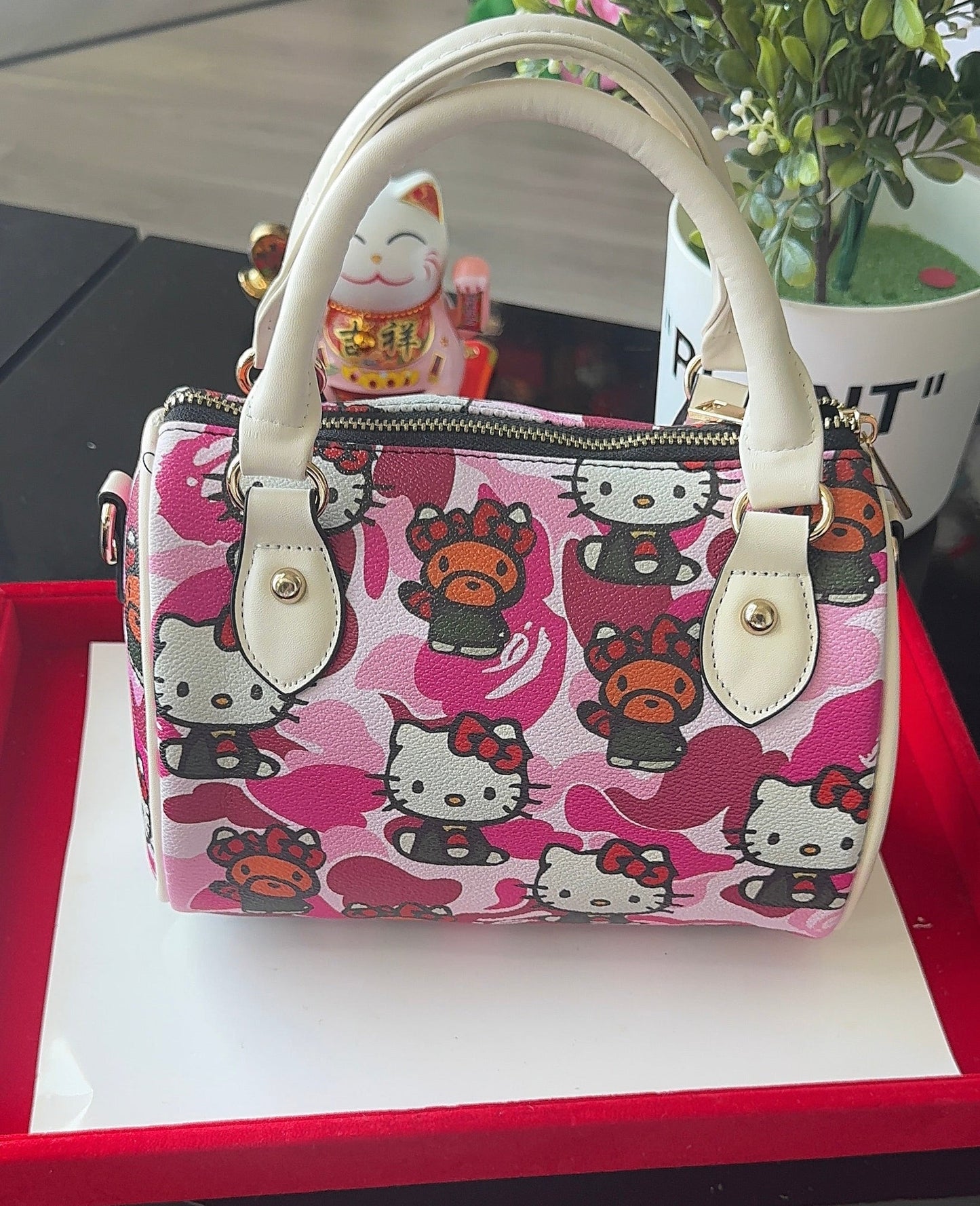 Camo Hello Kitty Bag