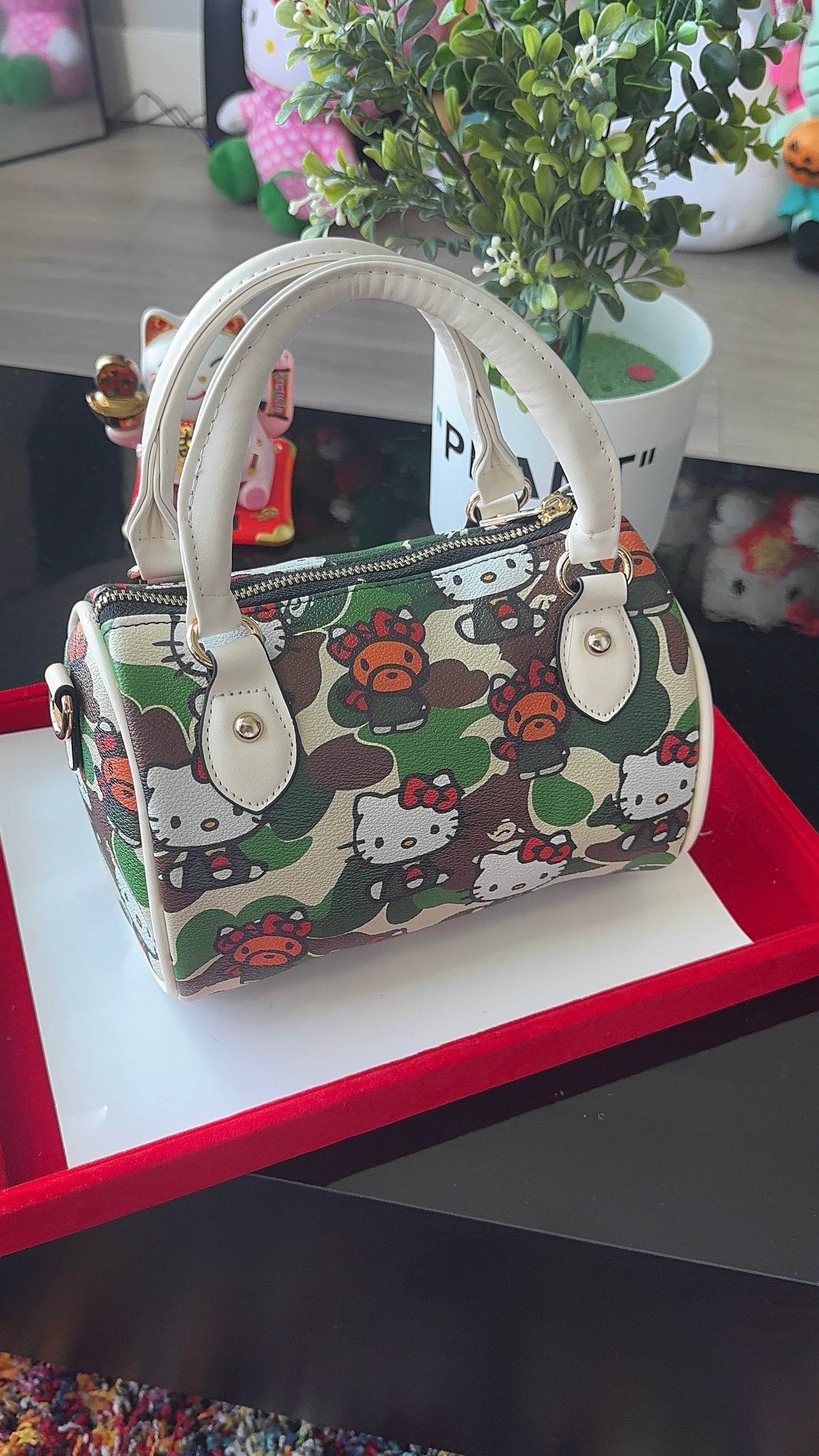Camo Hello Kitty Bag