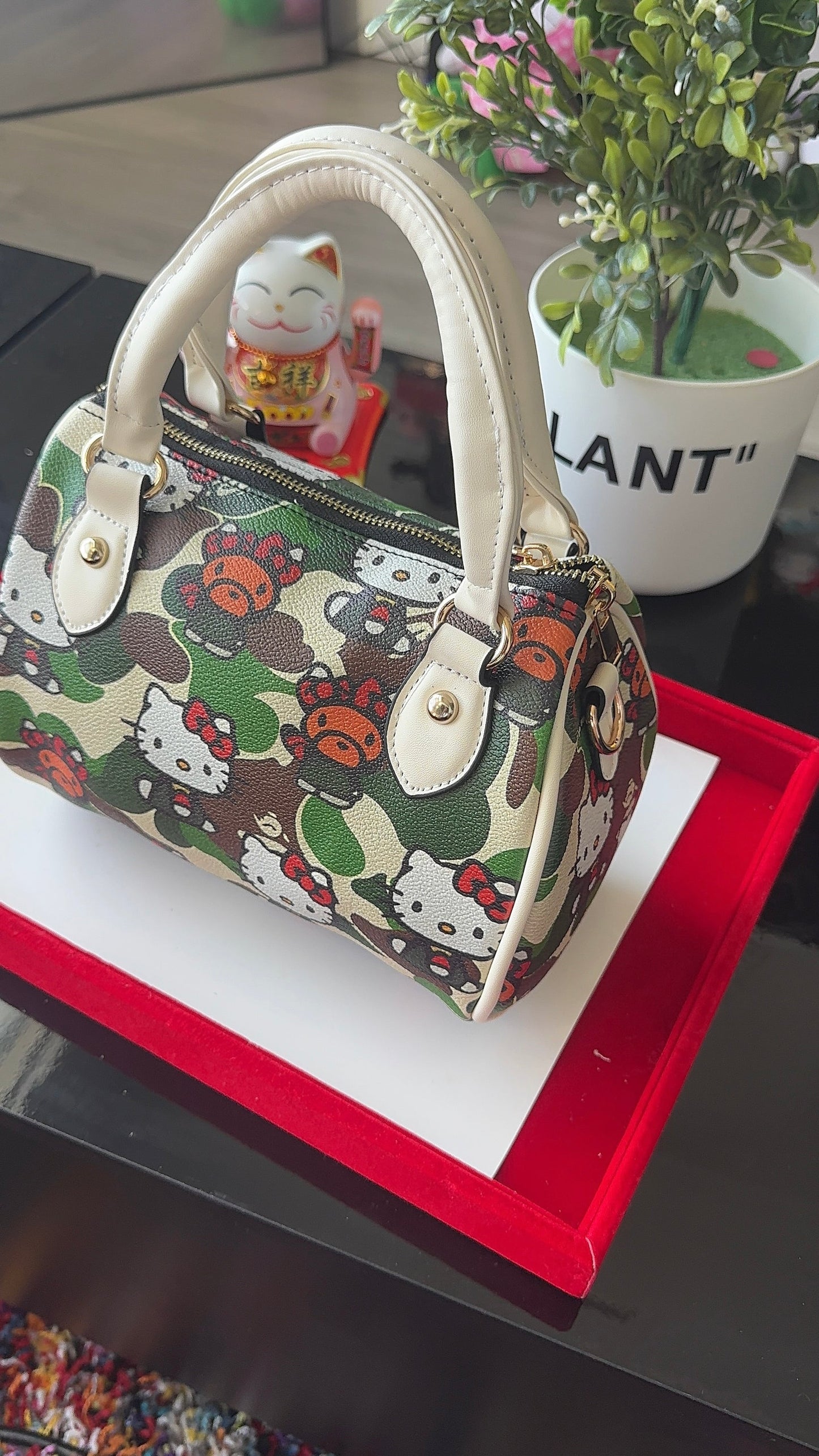 Camo Hello Kitty Bag