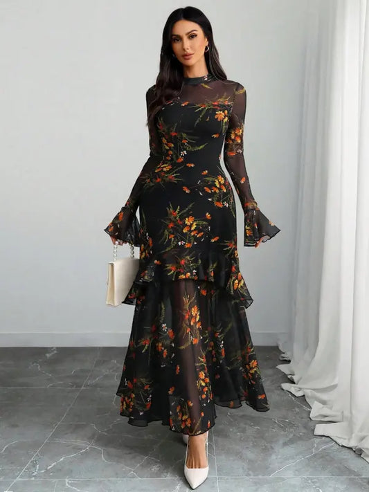 Women's Floral Print Dress