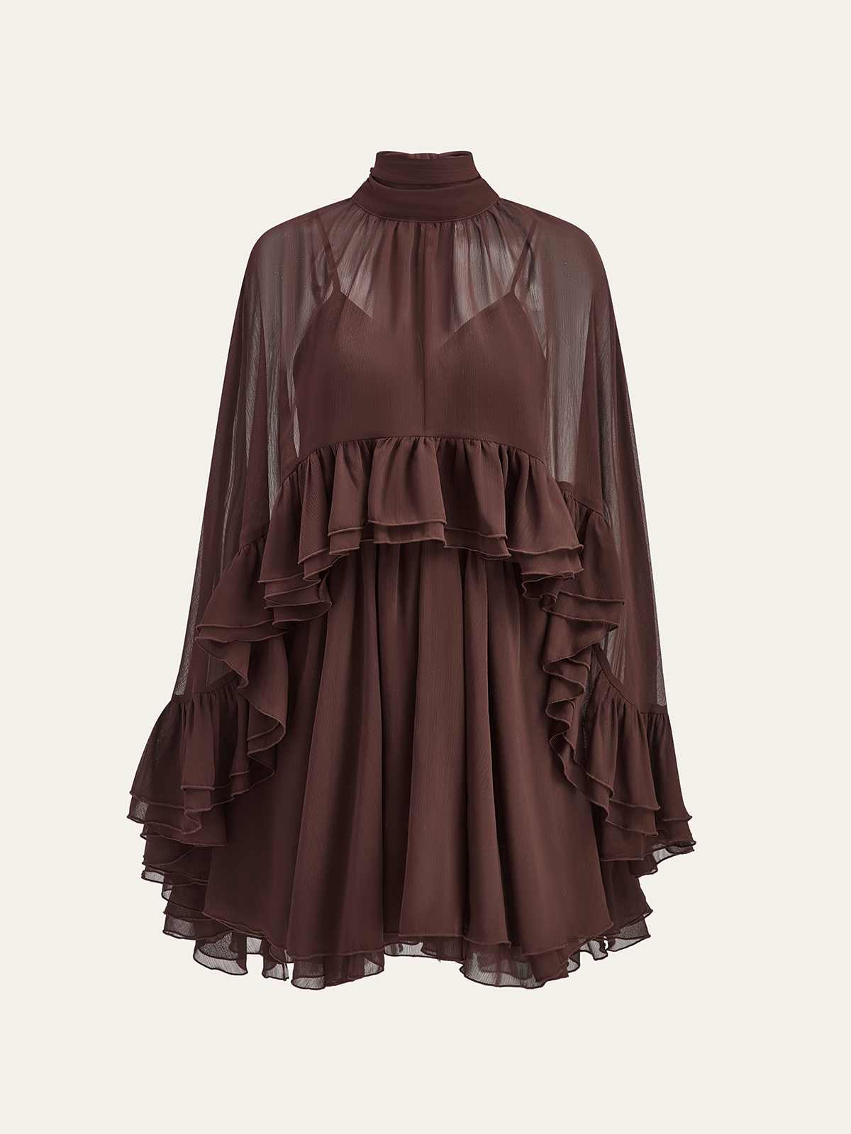 Chiffon Ruffle Dress