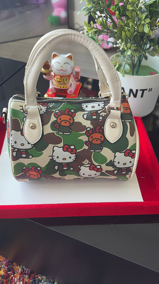 Camo Hello Kitty Bag