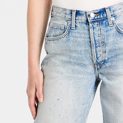Denim Rhinestone Jeans