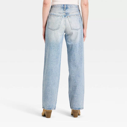 Denim Rhinestone Jeans