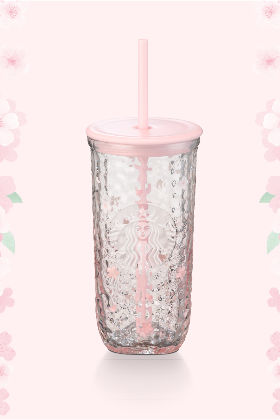 Blossom Breeze Glass Cold Cup 16oz