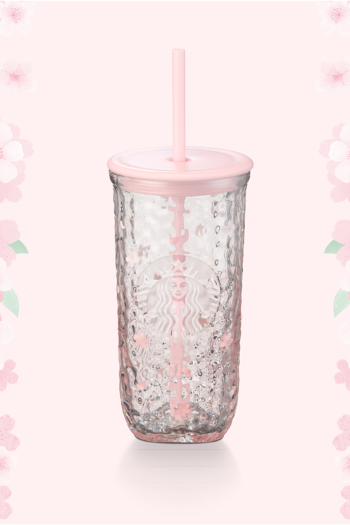 Blossom Breeze Glass Cold Cup 16oz