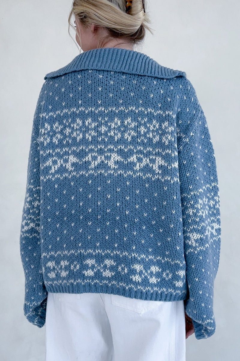 Claire Ribbon Zip Up Cardigan