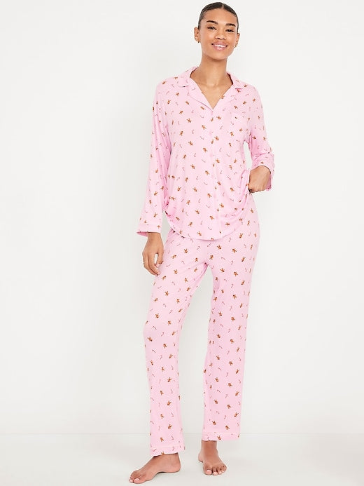 Sunday Sleep Knit Jersey Pant Set