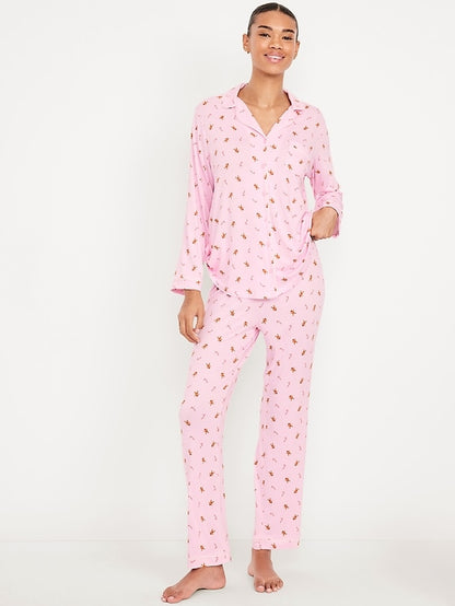 Sunday Sleep Knit Jersey Pant Set