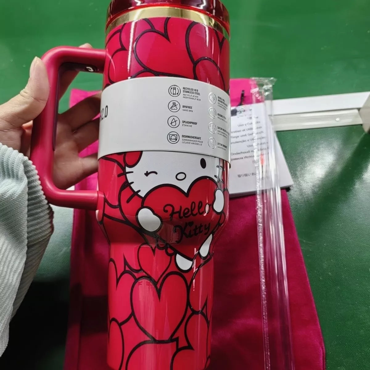 Hello Kitty Stanley 40oz tumbler